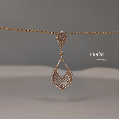 پلاک دلبر نگین دار