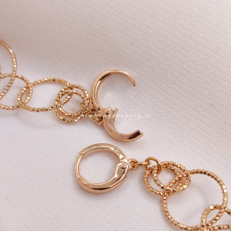 گوشواره جلقه ای مجلسی ژوپینگ