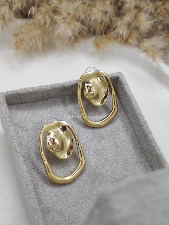 گوشواره مینیمال طلایی