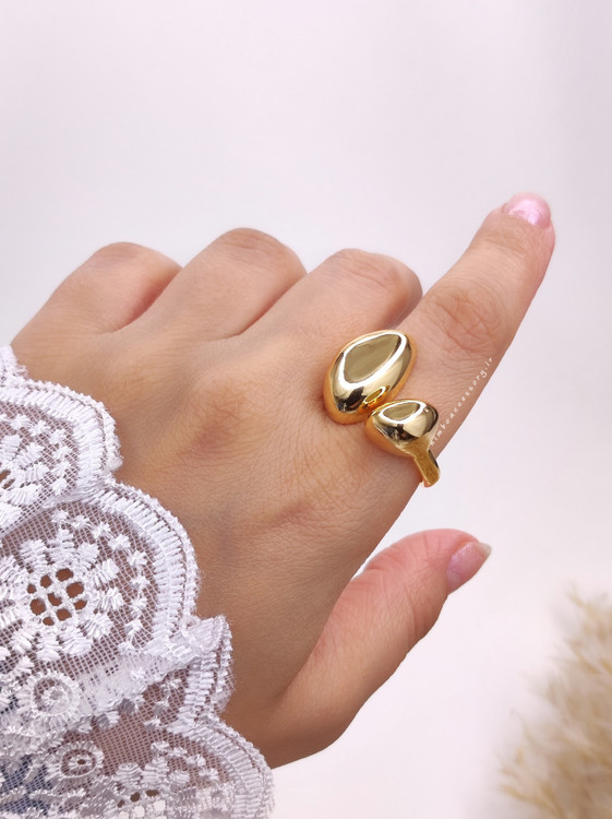 انگشتر مینیمال آبکاری رودیوم