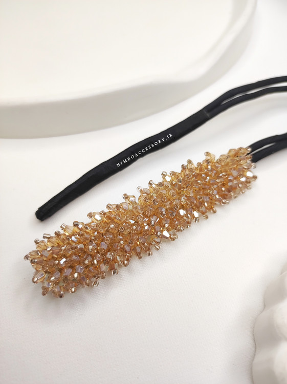 باندفر کریستالی طلایی