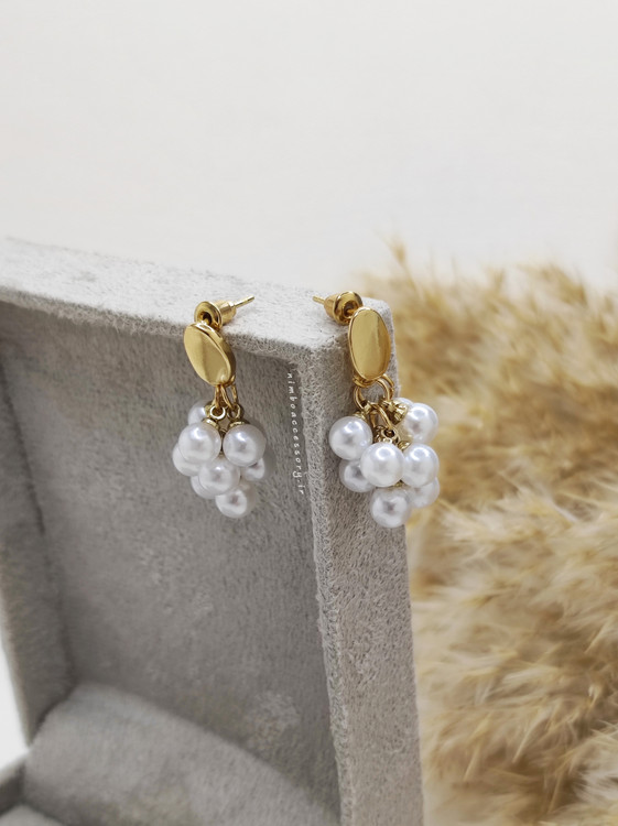 گوشواره فانتزی مرواریدی