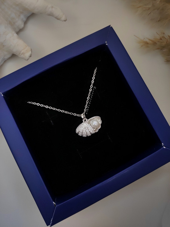 گردنبند استیل صدف