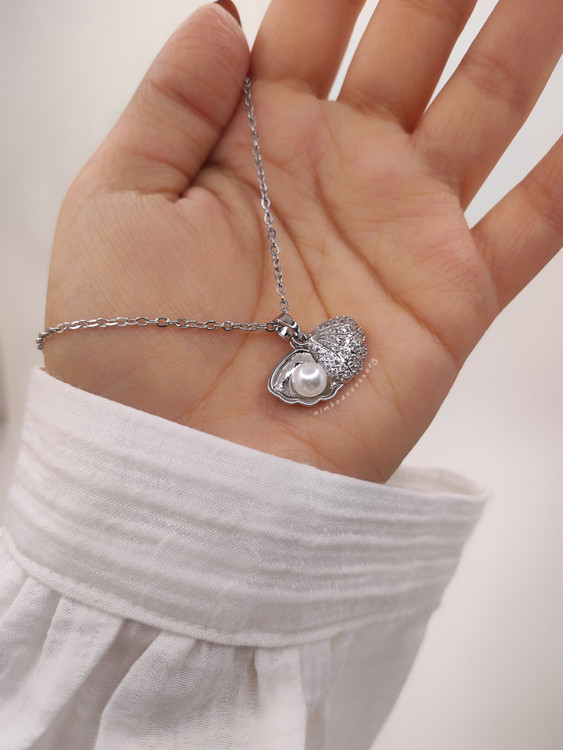 گردنبند پینترستی صدف