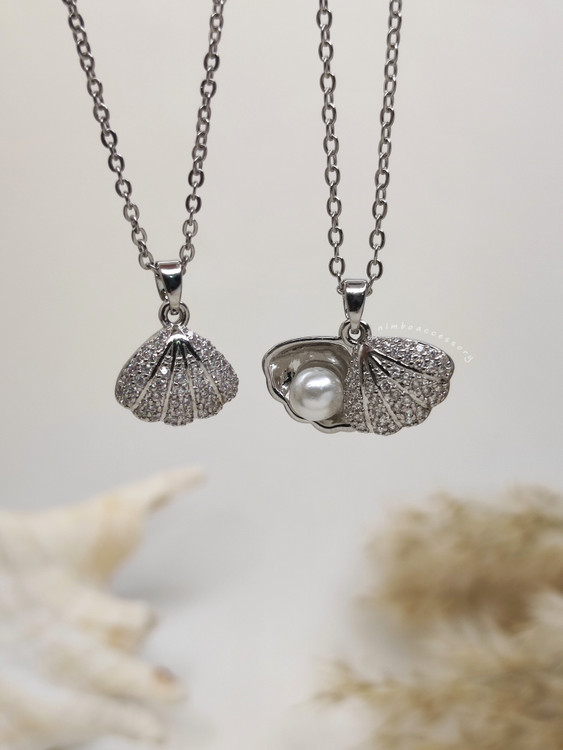 گردنبند صدف و مروارید