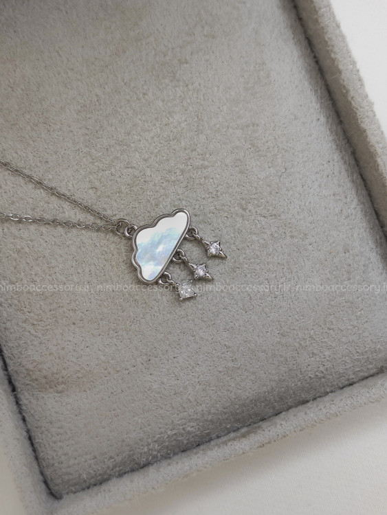 گردنبند مینیمال ابر آویز دار