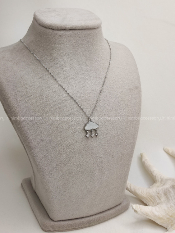 گردنبند ابر آبکاری شده