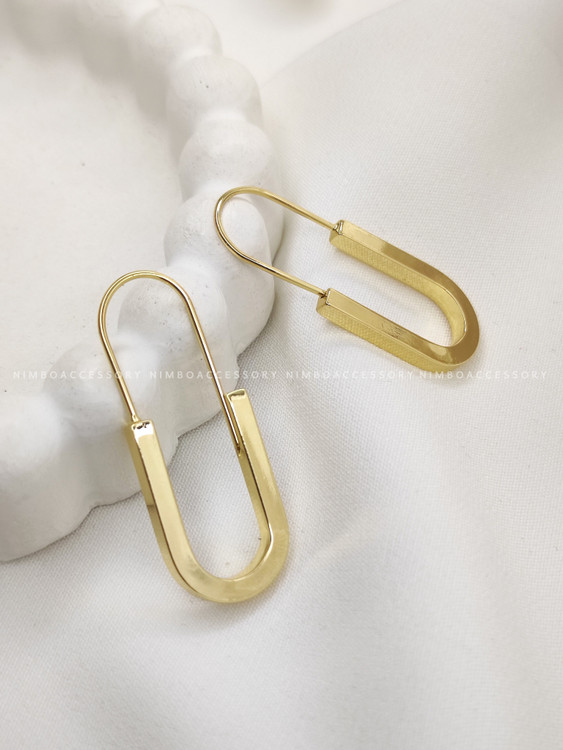 گوشواره سنجاق طلایی