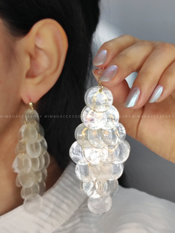 گوشواره پولک ماهی