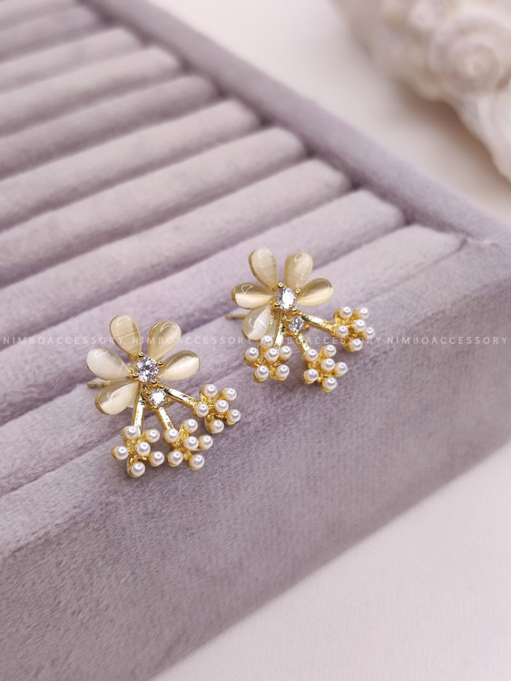 گوشواره میخی شکوفه