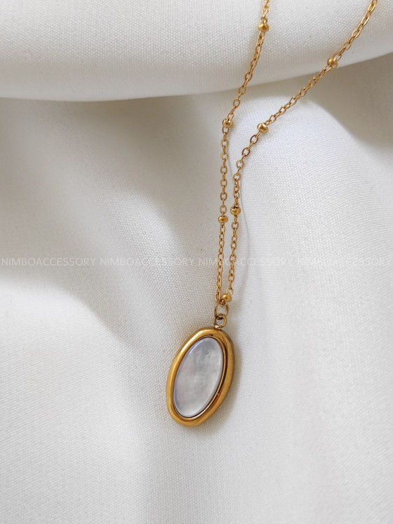 گردنبند قاب دار استیل