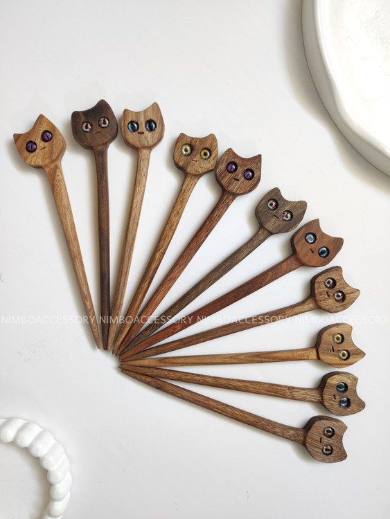 کانزاشی چوبی گربه