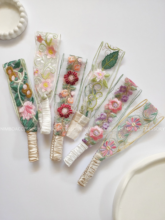 هدبند سوزن دوزی شیشه ای