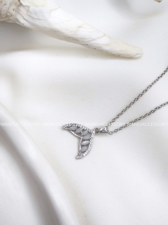 گردنبند دم وال سیلور