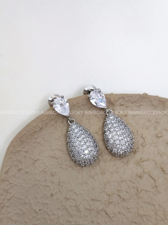 گوشواره فول نگین