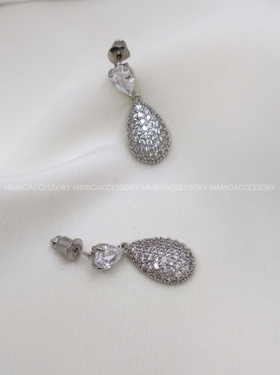 گوشواره سیلور جواهری