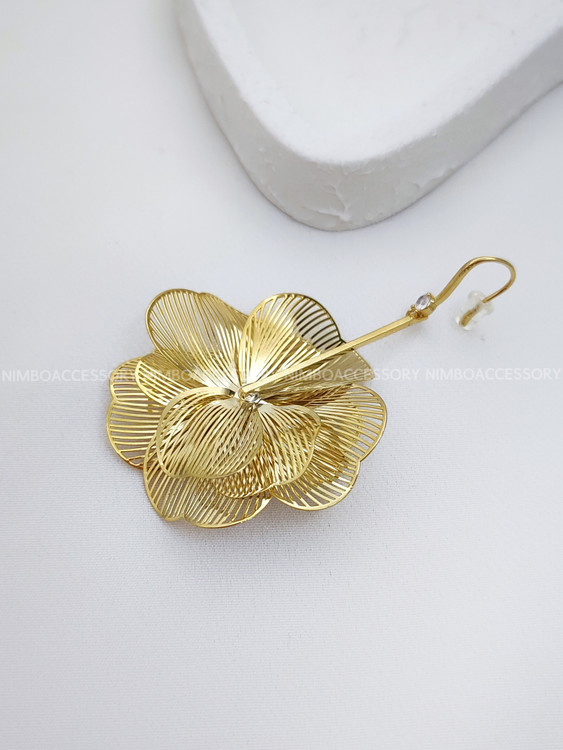 گوشواره مجلسی گل