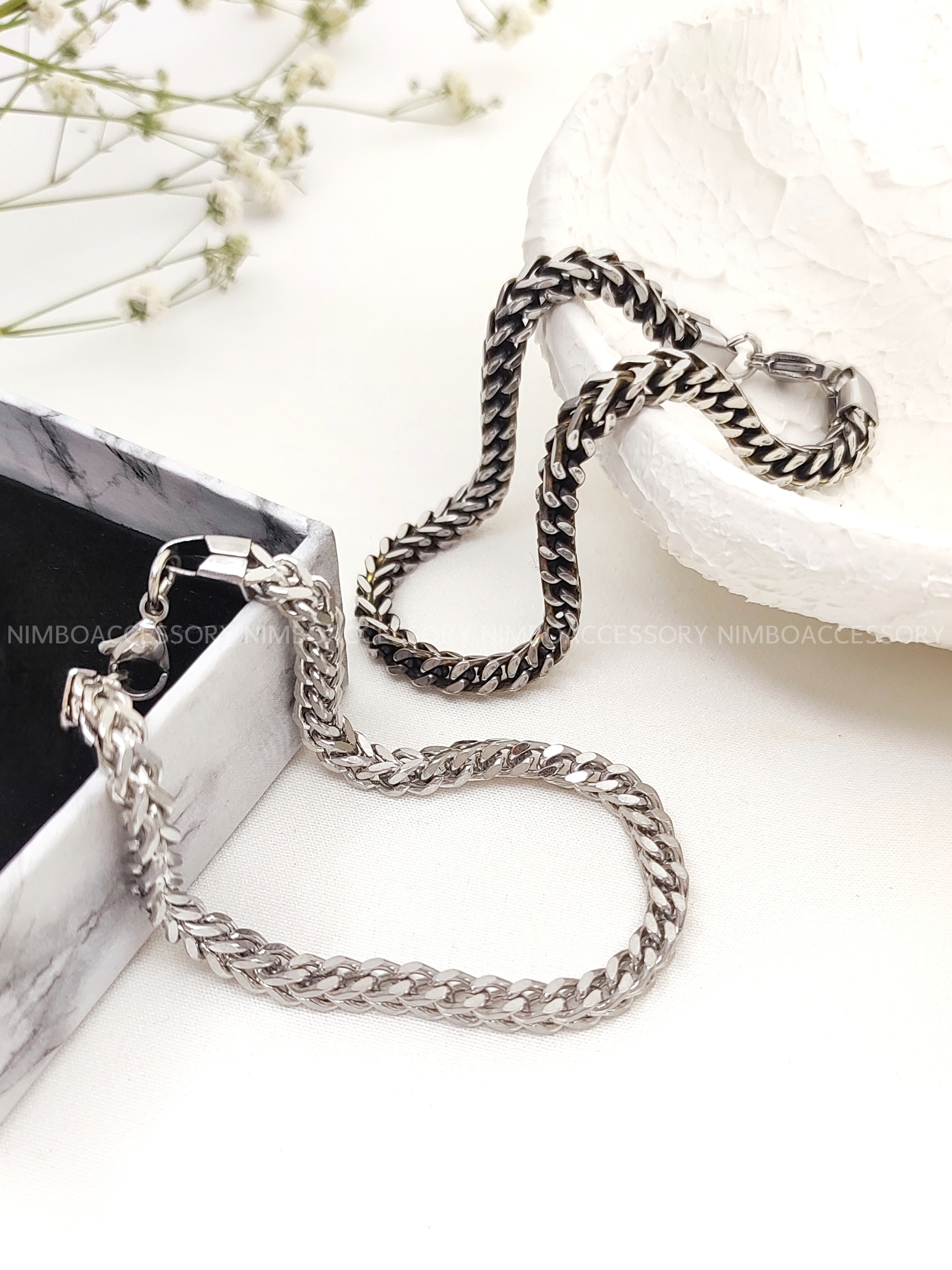 دستبند زنجیری مردانه 219