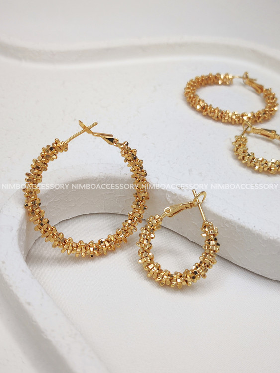 گوشواره خاویاری طلایی