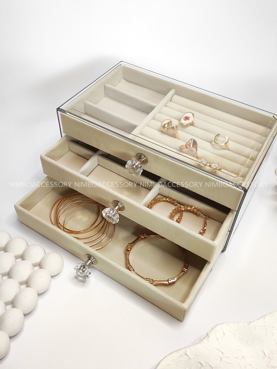جعبه جواهرات سه طبقه