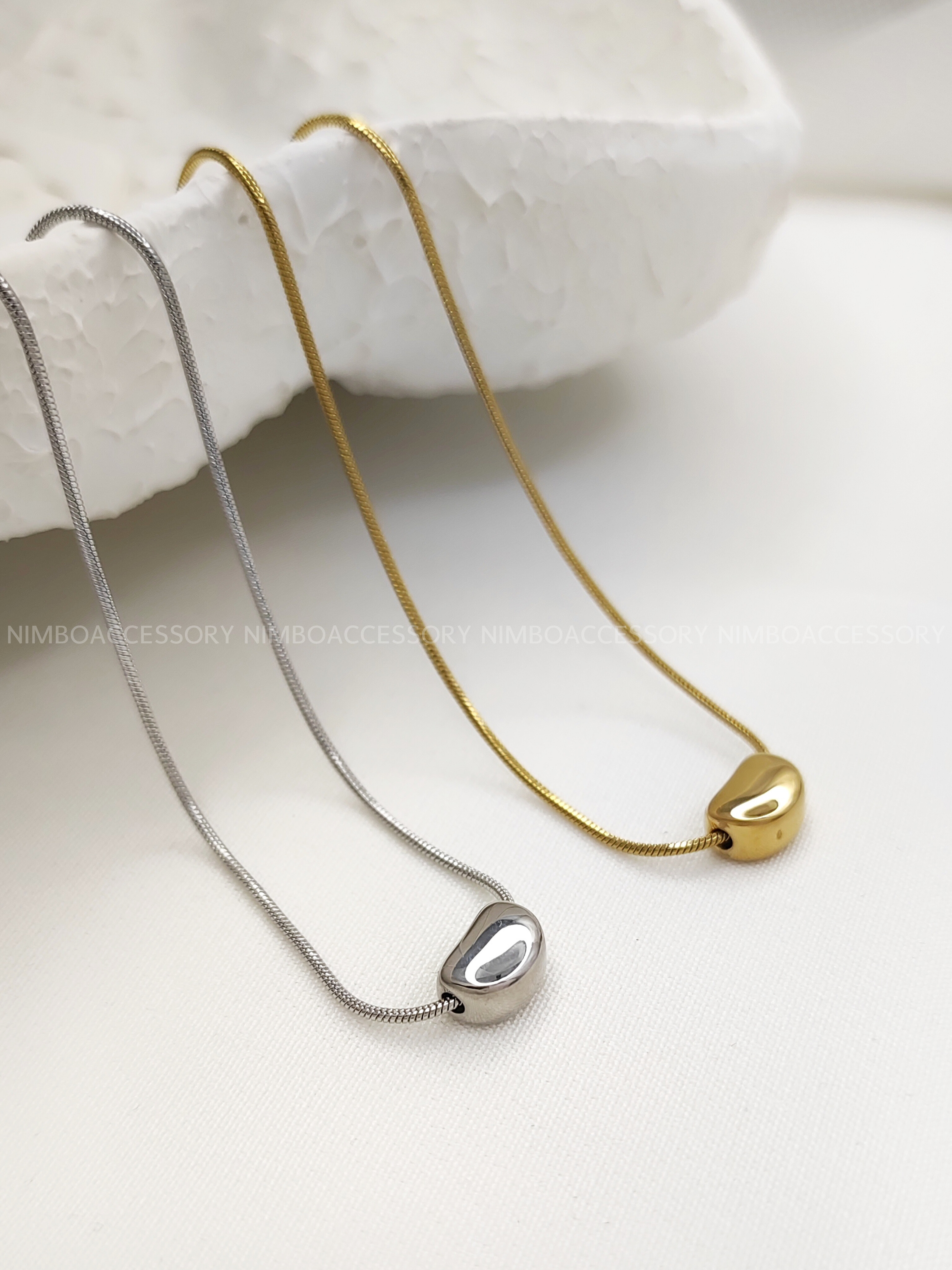 گردنبند مینیمال نیم دایره 285