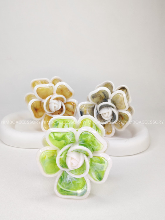 کلیپس گل سه بعدی