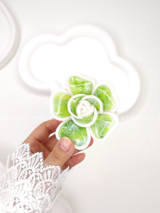 کلیپس گل سبز