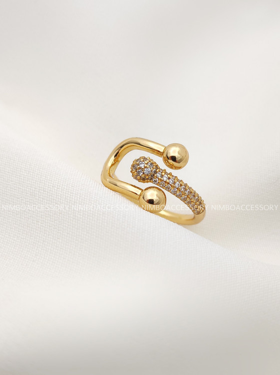 انگشتر تیفانی طلایی