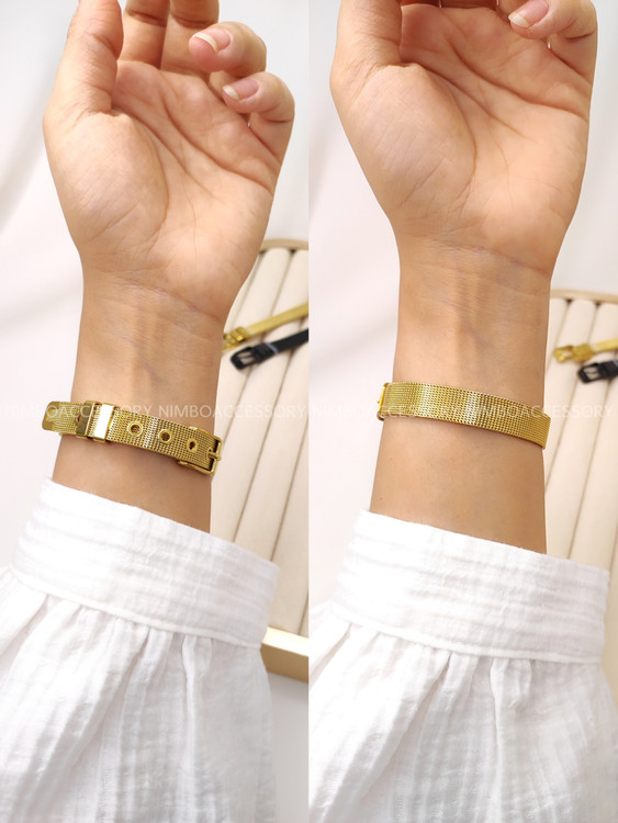 دستبند حصیری طلایی